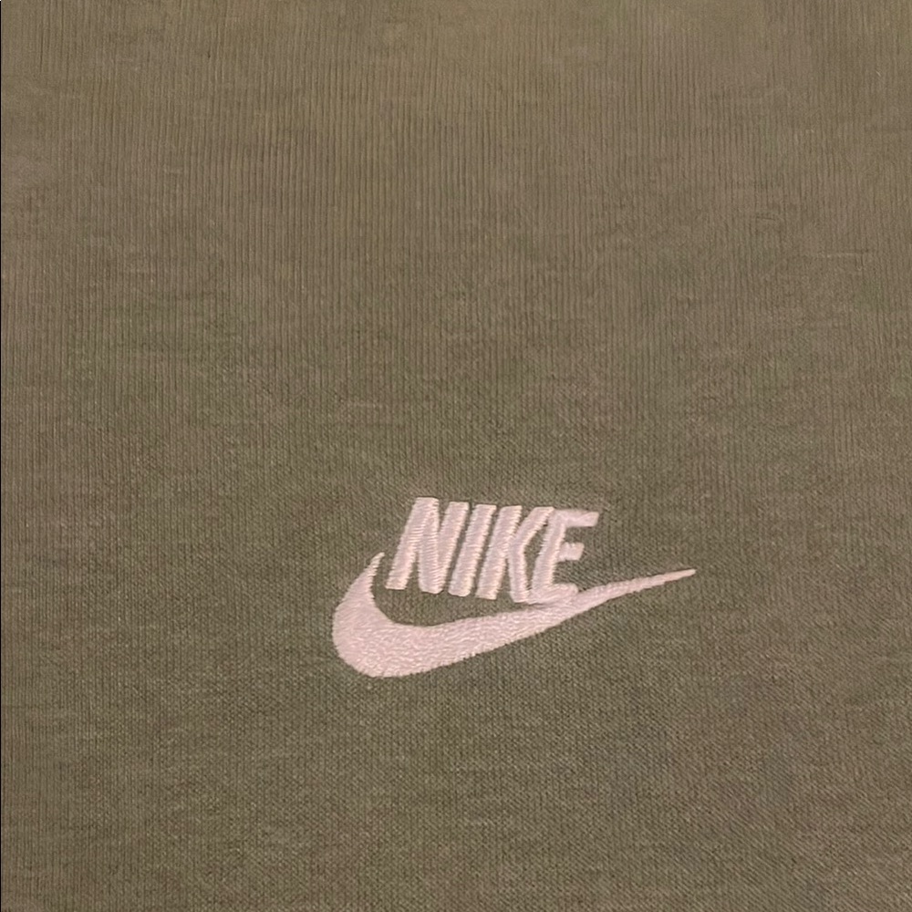 Nike Men's Olive Sweater Hoodie - Picture 3 of 8